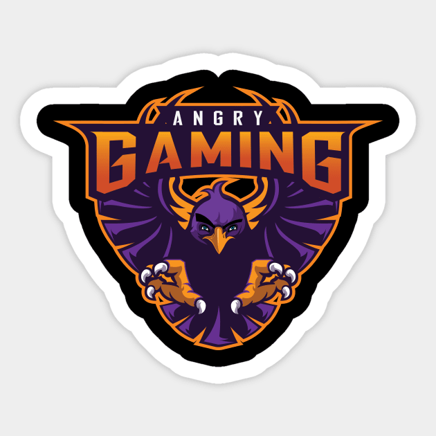 Angry Gaming Gear Sticker by AngryGaming